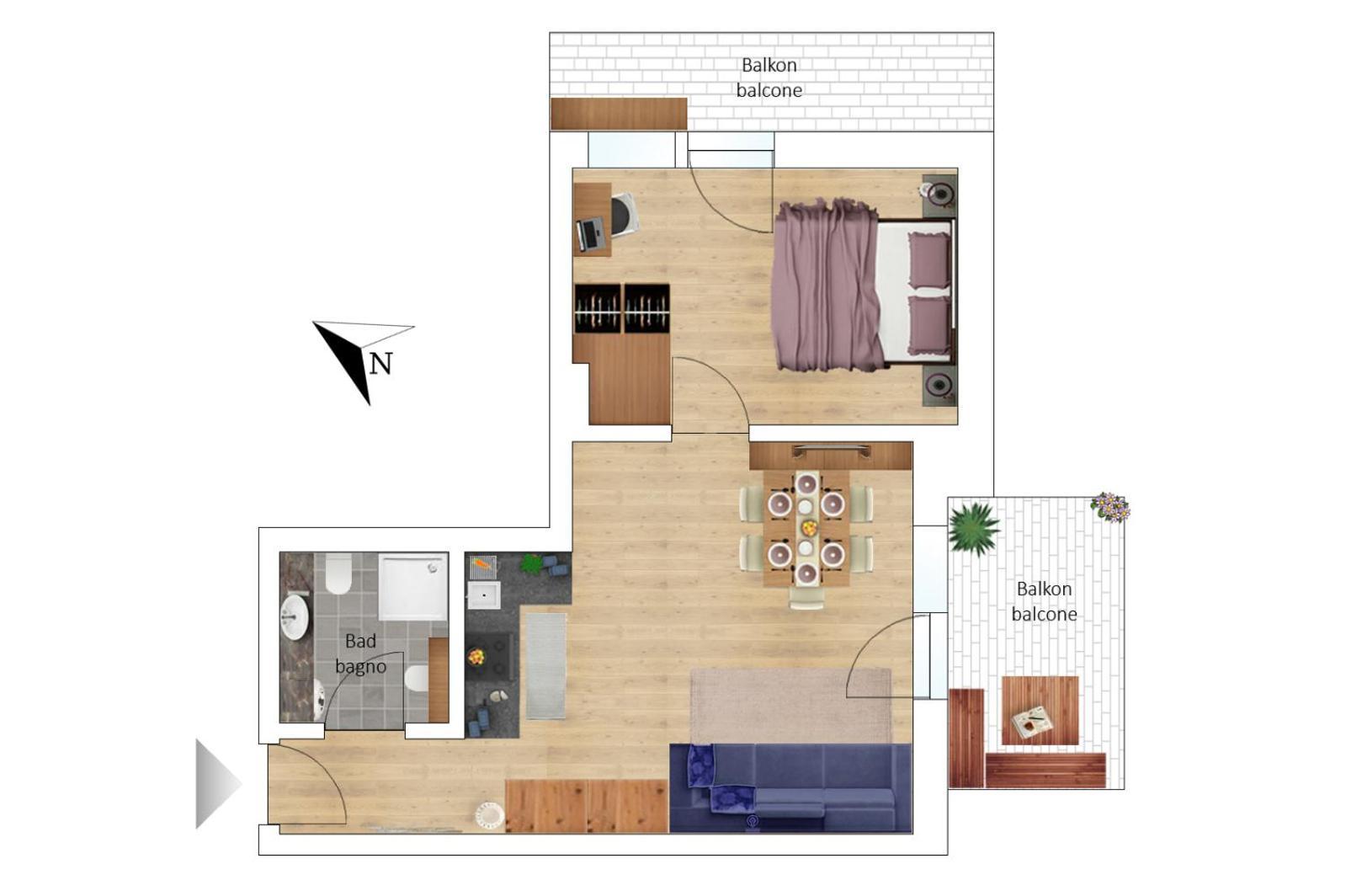 Apartmán Aurturist Sesto Pokoj fotografie
