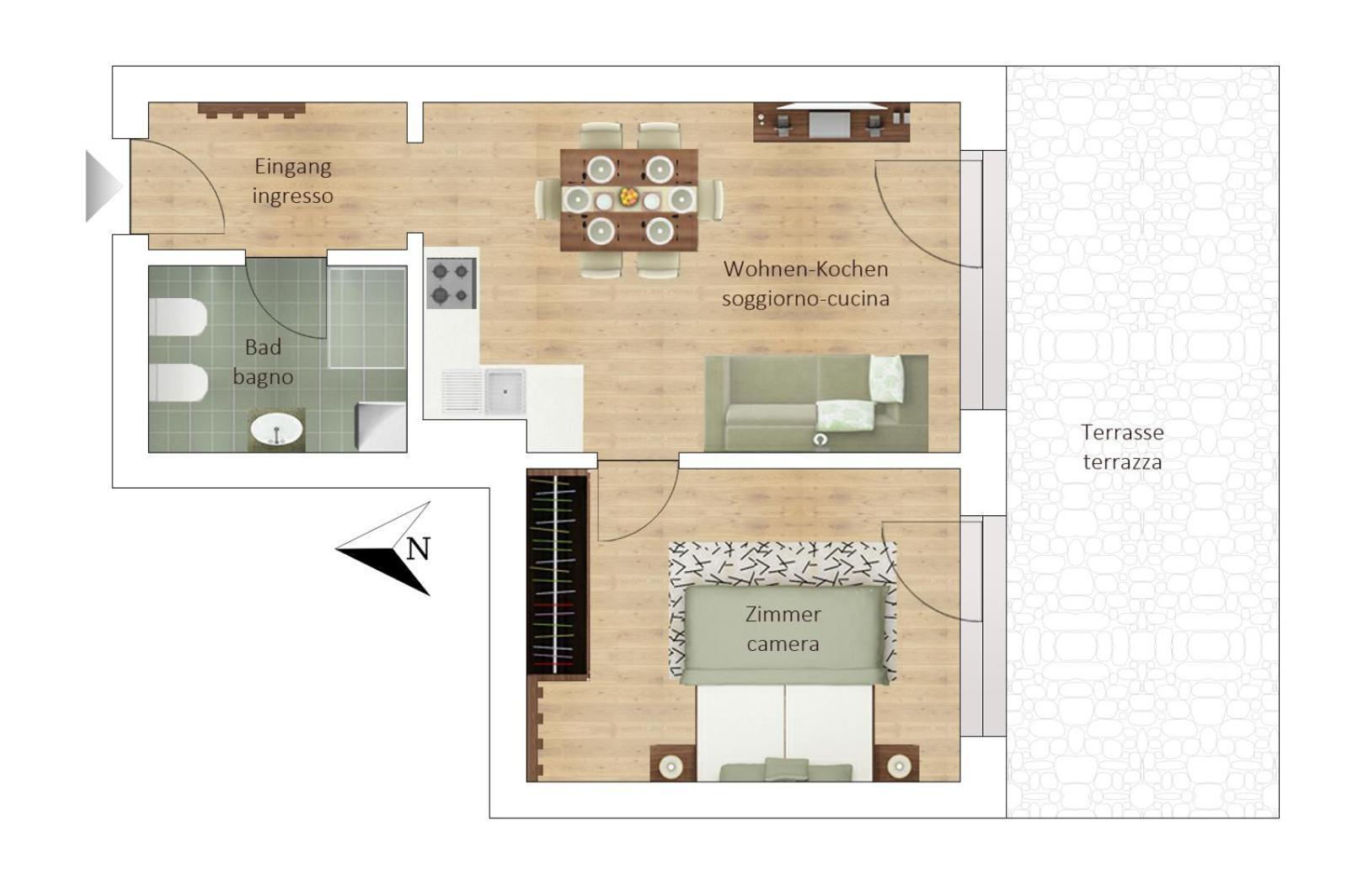Apartmán Aurturist Sesto Pokoj fotografie